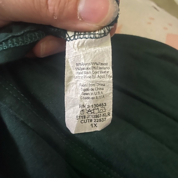 Kiki Larue Sleeveless Dark Green Tank Top - Picture 6 of 6